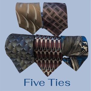 Bundle of 5 Men’s Ties